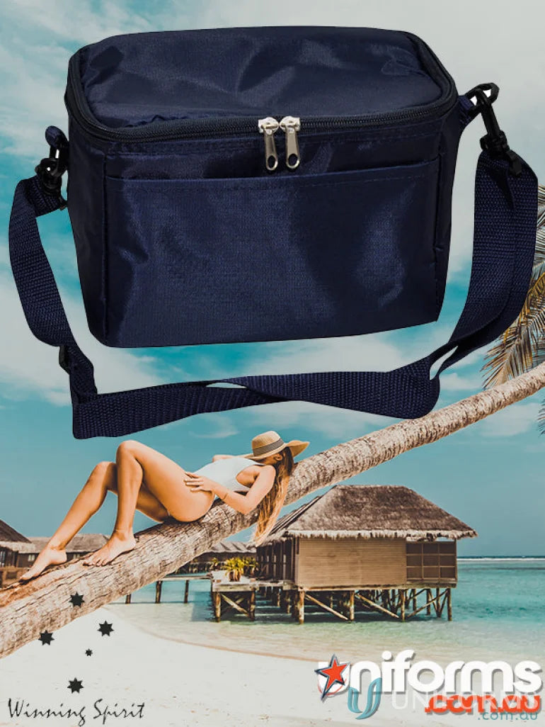 Winning Spirit B6001 6 Can Cooler Bag in Navy