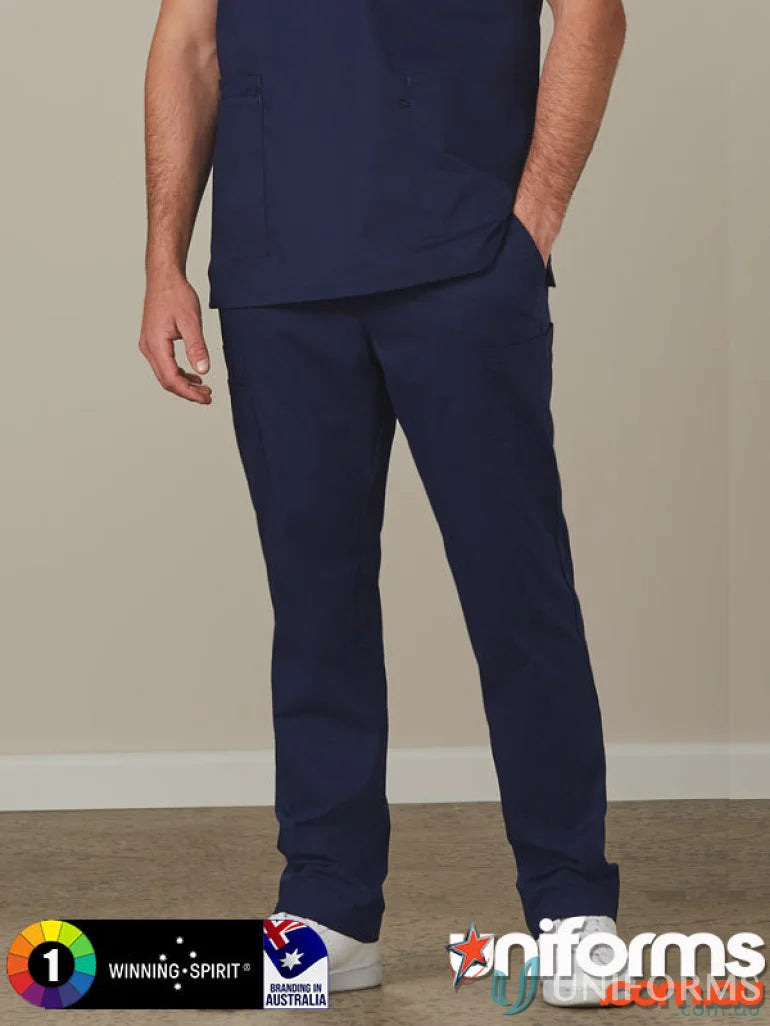 Winning Spirit M9710 Adult Semi Elastic Waist Tie Scrub Pant front product image