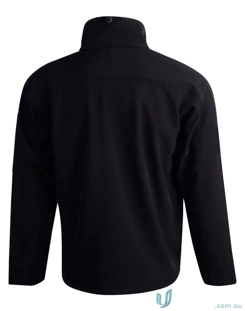 Black Winning Spirit HiTech Softshell Jacket for jk23 mens softshell in wind-resistant work environments