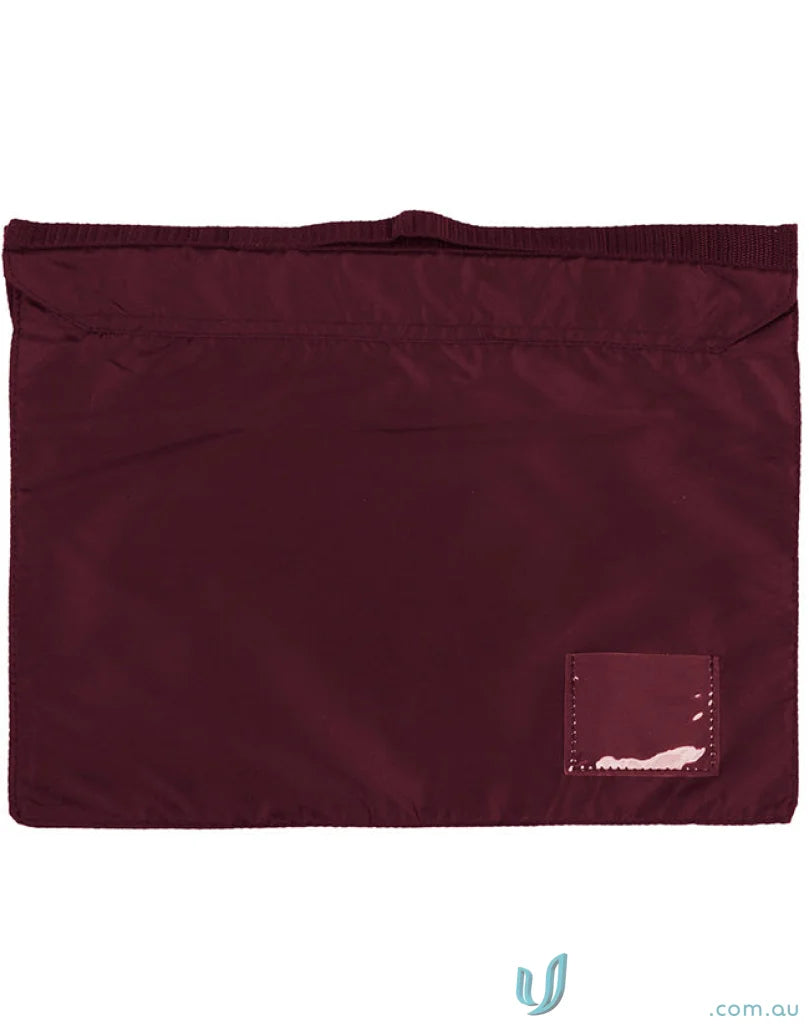 Maroon Winning Spirit Readers B4375 Satchel with clear identity card holder