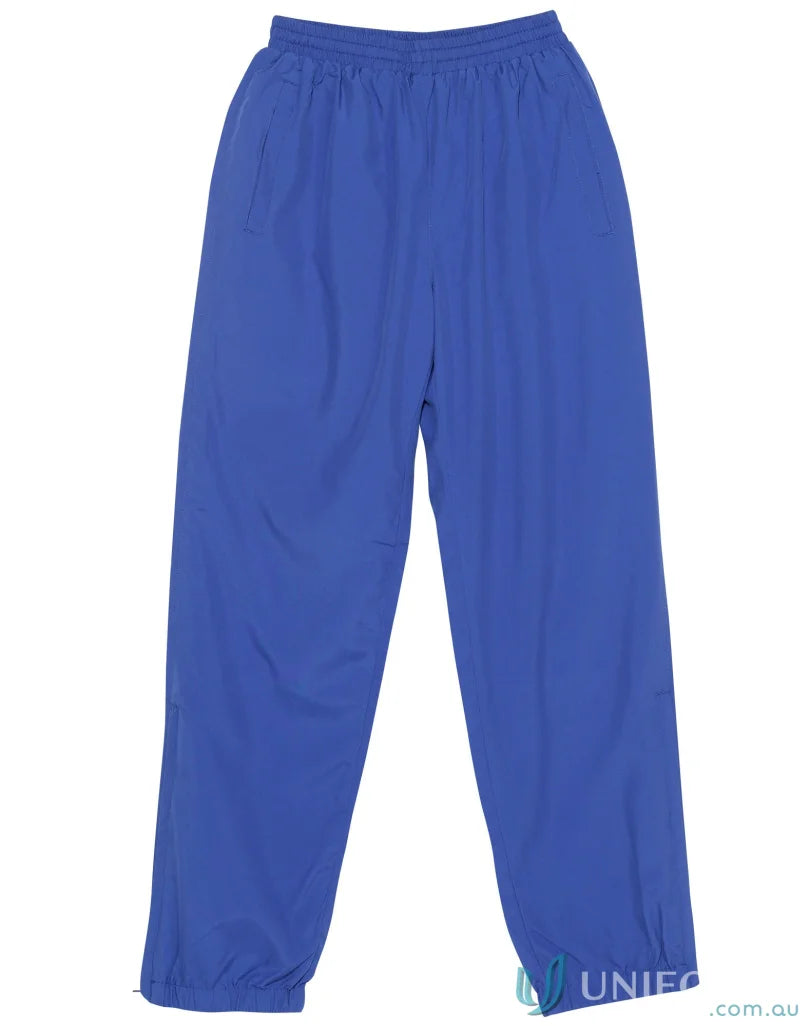 Blue athletic pants from Winning Spirit Legend Warm line, perfect unisex workwear pants