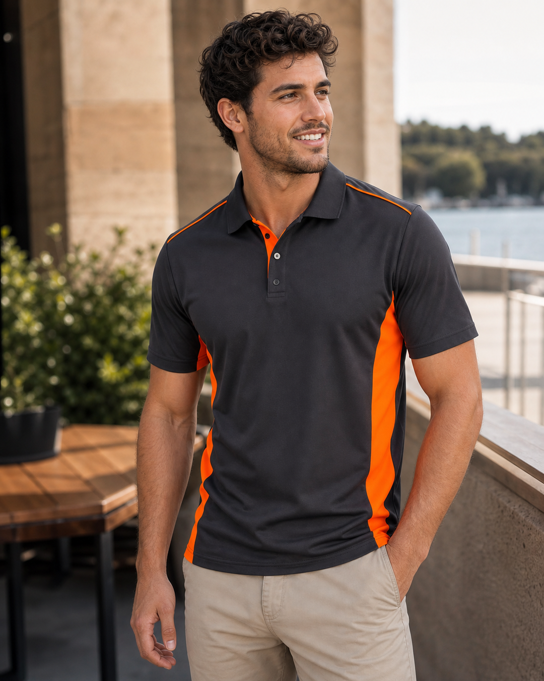Winston Polo worn by Australian male model