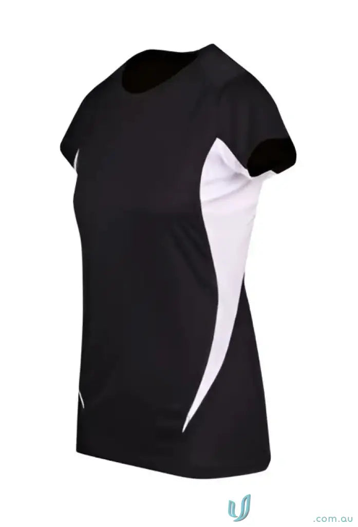 LADIES T-Shirts - Stylish and Comfortable Options for Work and Casual Wear T447LD Women’s Accelerator Cool-Dry T-Shirt in Black