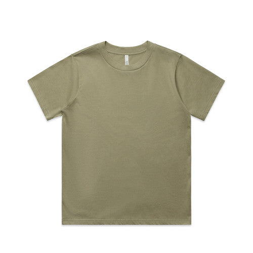 Women’s classic minus tee olive green short sleeve crew neck t-shirt perfect for comfortable workwear uniforms