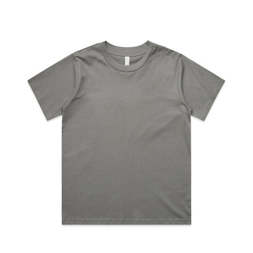 Women’s classic minus tee plain gray cotton short sleeve crew neck perfect for workwear or uniforms