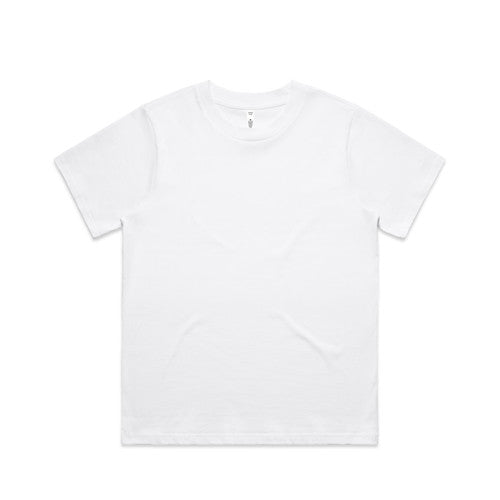 Women’s classic minus tee white cotton crew neck short sleeve perfect for uniforms and workwear basics