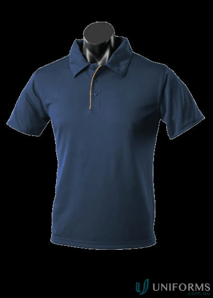 Navy blue Yarra Polo shirt perfect for work uniforms and casual wear