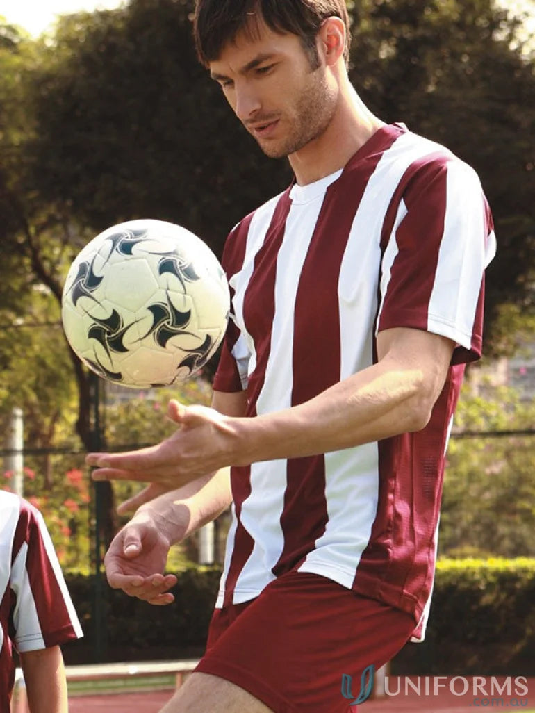 Bocini CT1101 Youth Striped Soccer Jersey