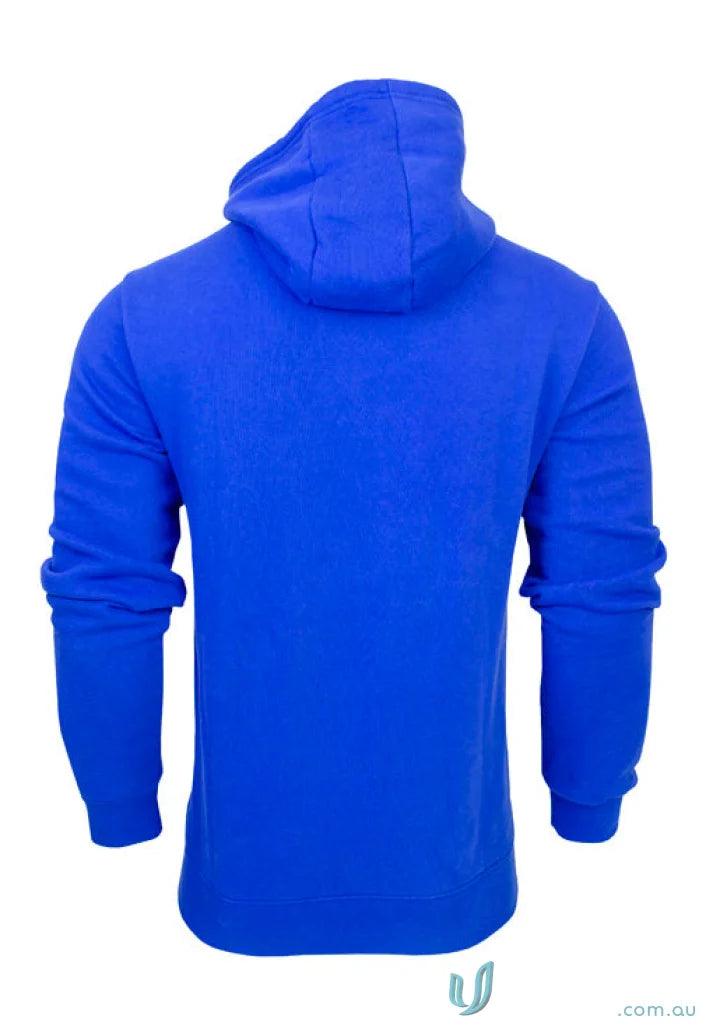 Blue hooded sweatshirt from Youth Torquay Hoodies with low-pill fabric and tie cord closure