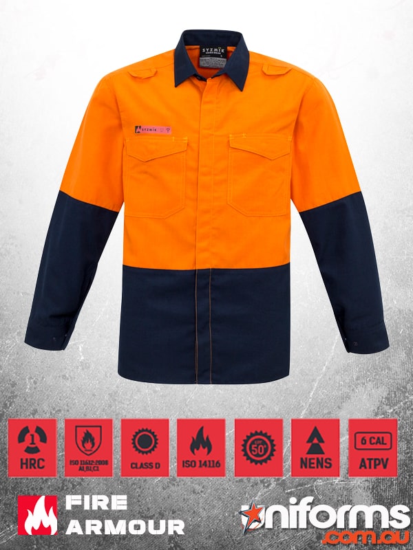 Zw138 Syzmik Workwear Uniforms Orange 175x250