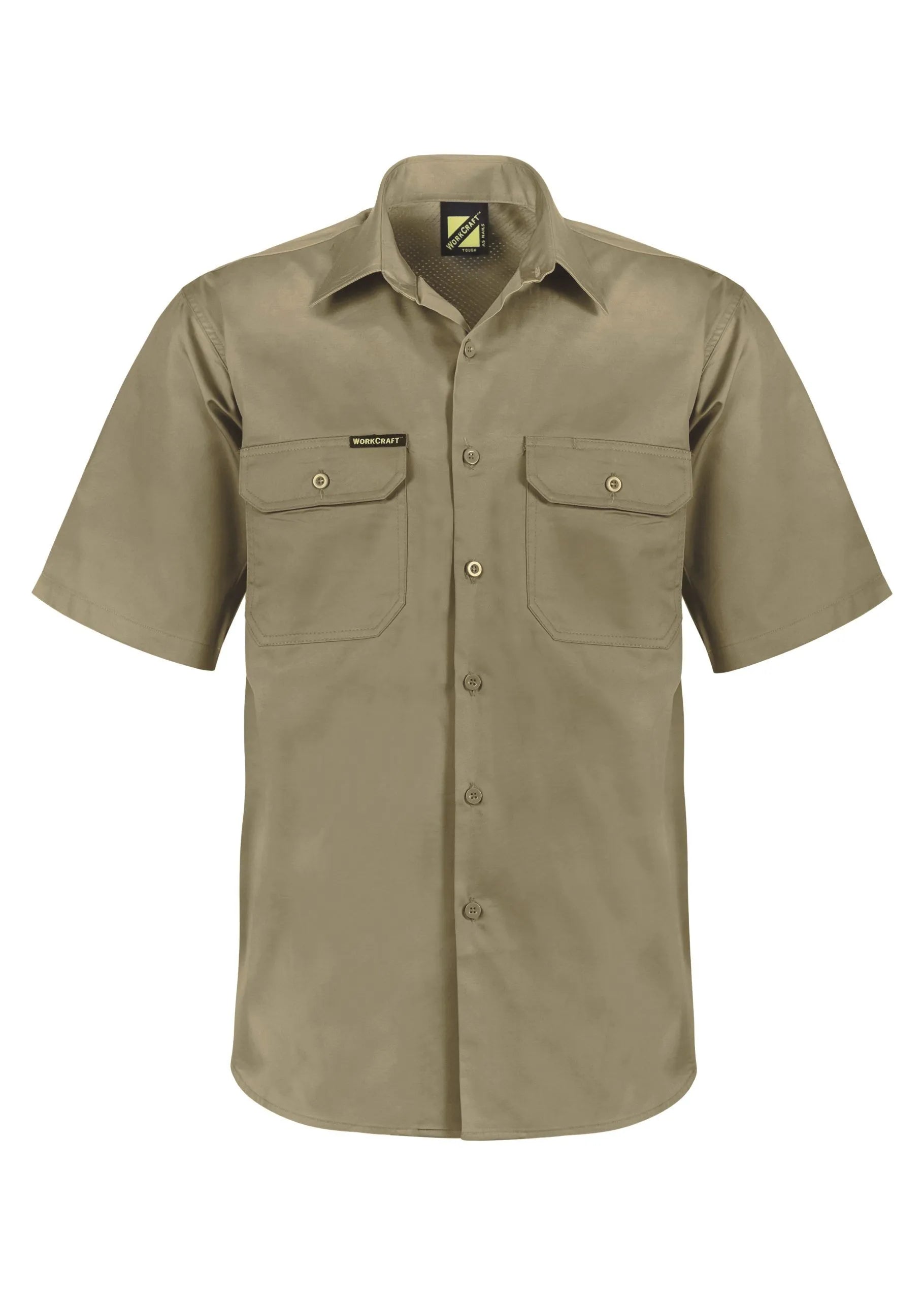 Lightweight Vented Cotton Drill SS Shirt