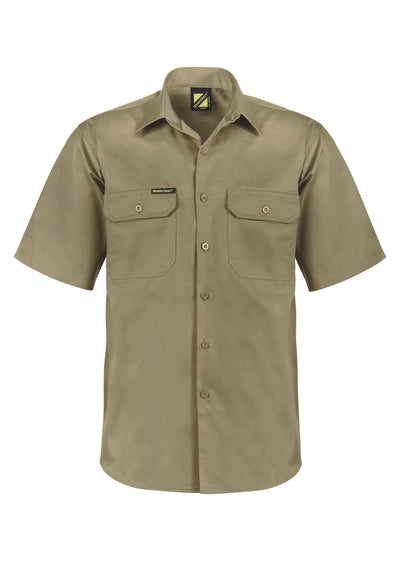 Lightweight Vented Cotton Drill SS Shirt