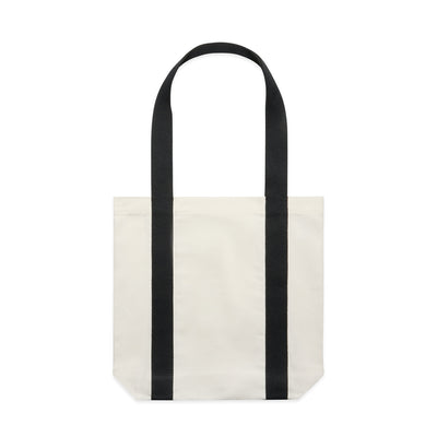Two-Tone Carrie Tote 1008 - Cream/Black