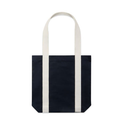 Two-Tone Carrie Tote 1008 - Navy/Cream