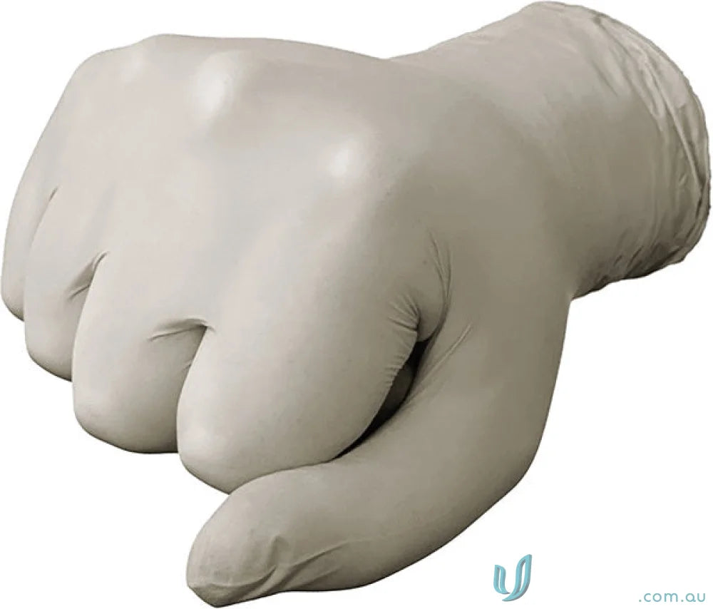 Latex disposable gloves fist display from 100pk latex disposable gloves powdered pack