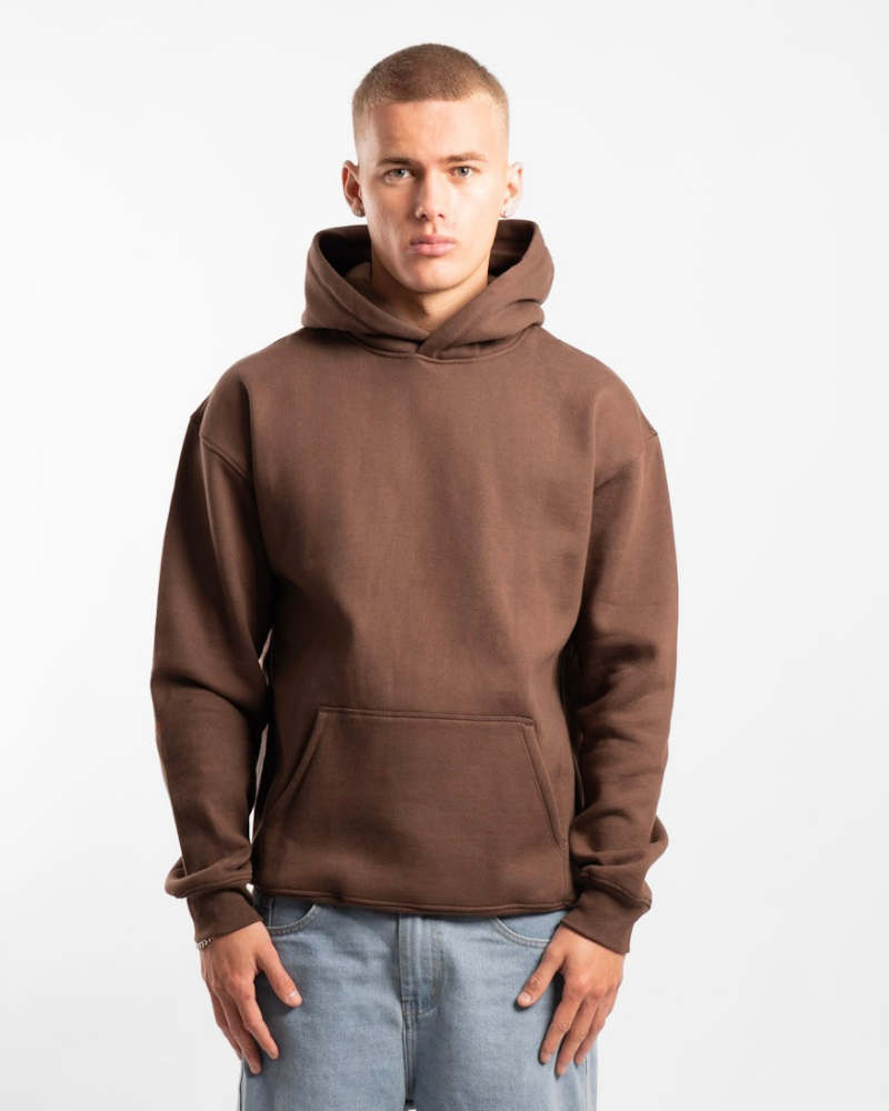 Unisex Heavy Hood - Chocolate
