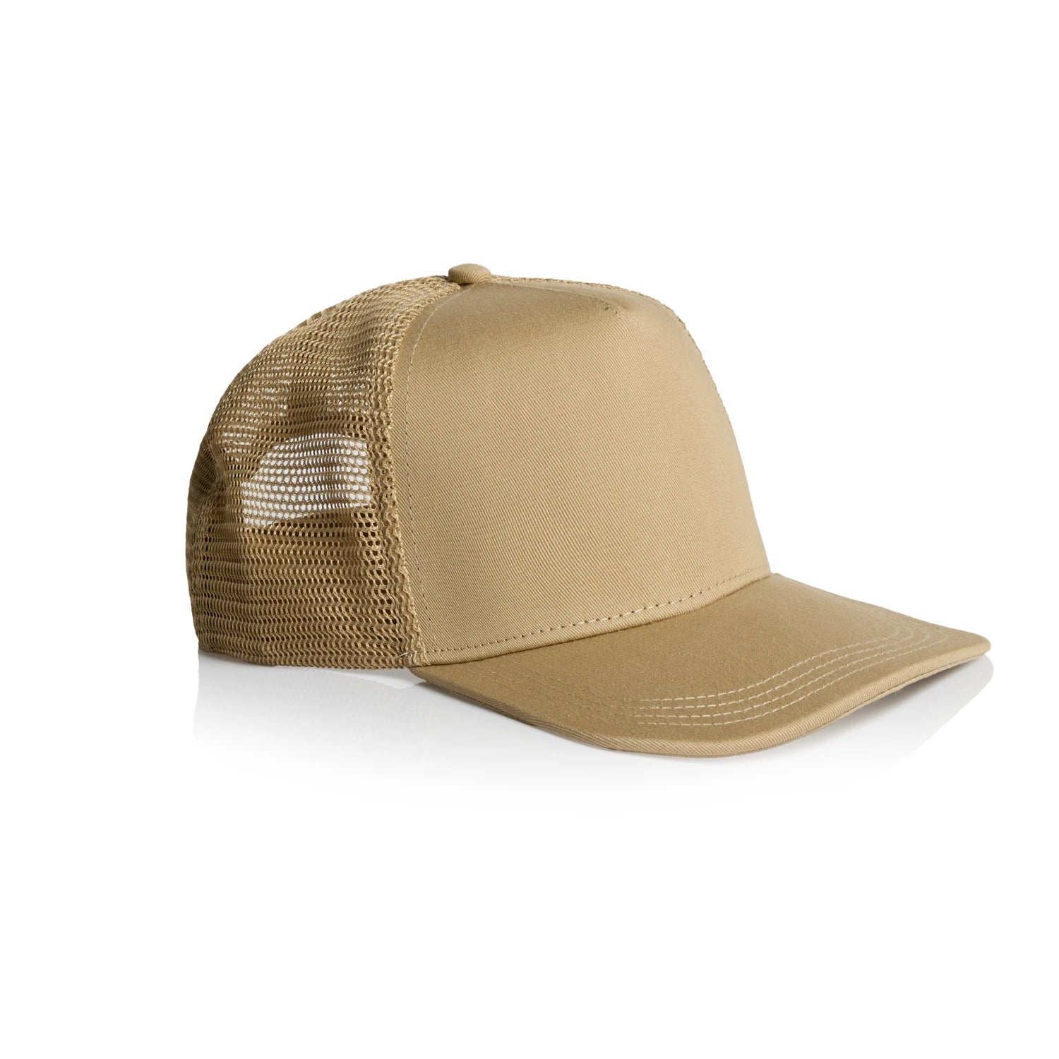 1108-AS 1108-AS-1 AS Trucker Cap in Khaki