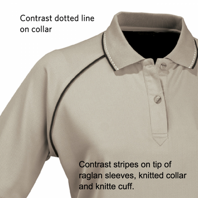 Ladies Cool Dry LS Polo