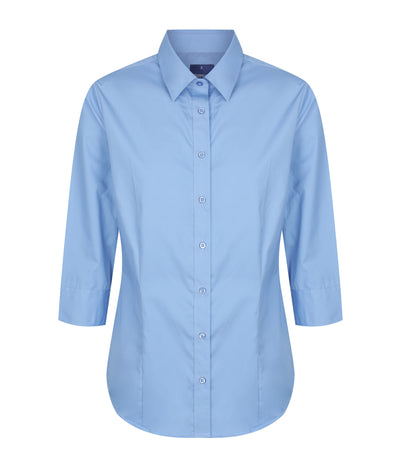 Nicholson Tailored Fit Premium Poplin 3Q Shirt