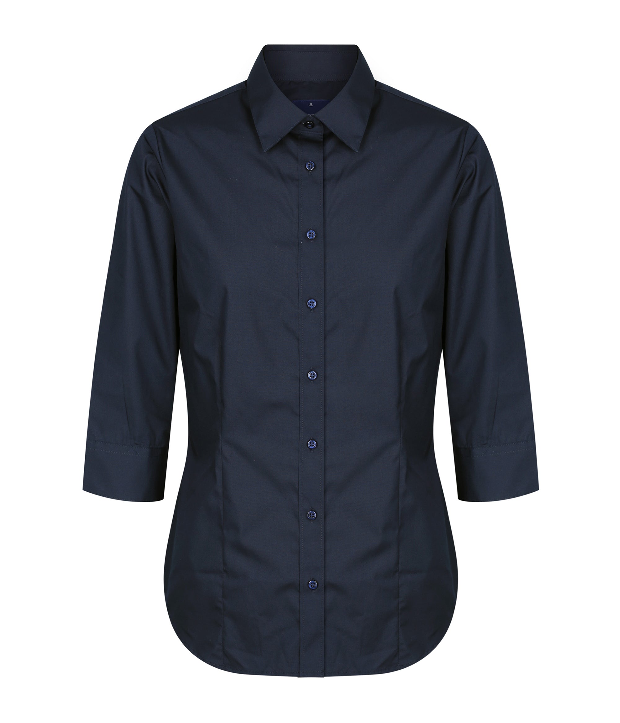 Nicholson Tailored Fit Premium Poplin 3Q Shirt
