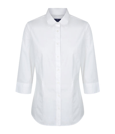 Nicholson Tailored Fit Premium Poplin 3Q Shirt