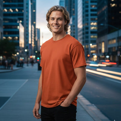 JBs 1HT 1HT Tee in Orange front product image