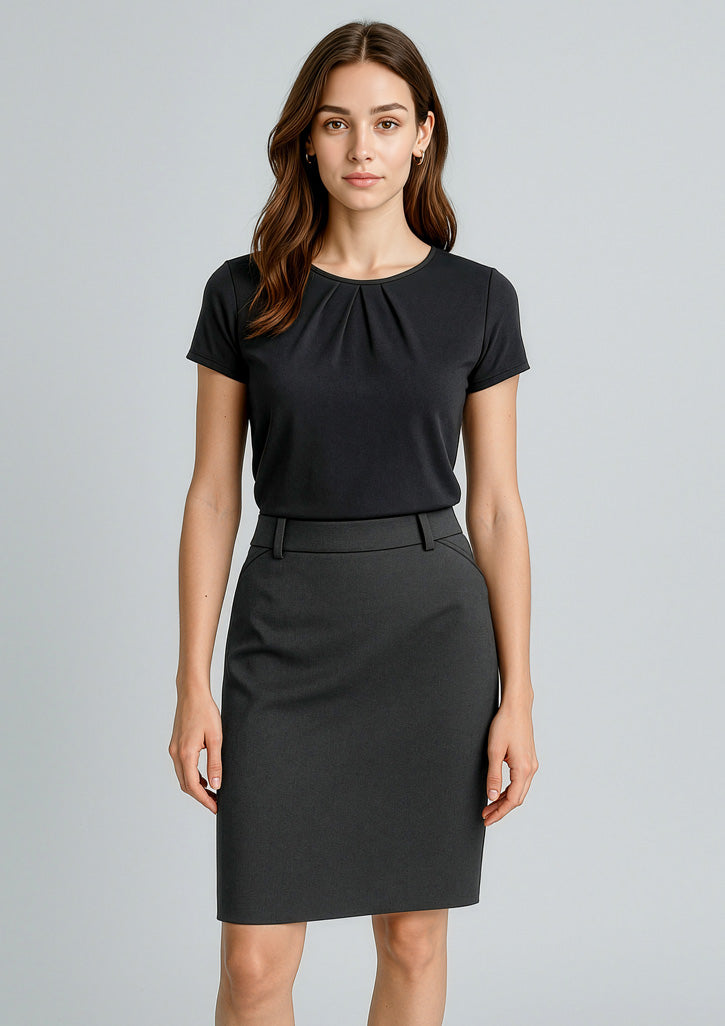 Cool Stretch Multi Pleat Skirt