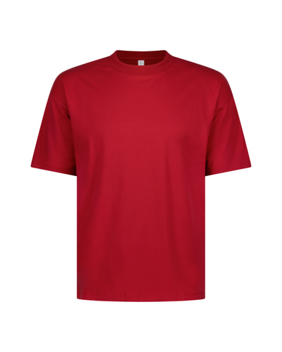 Luxe Oversized Tee - Red