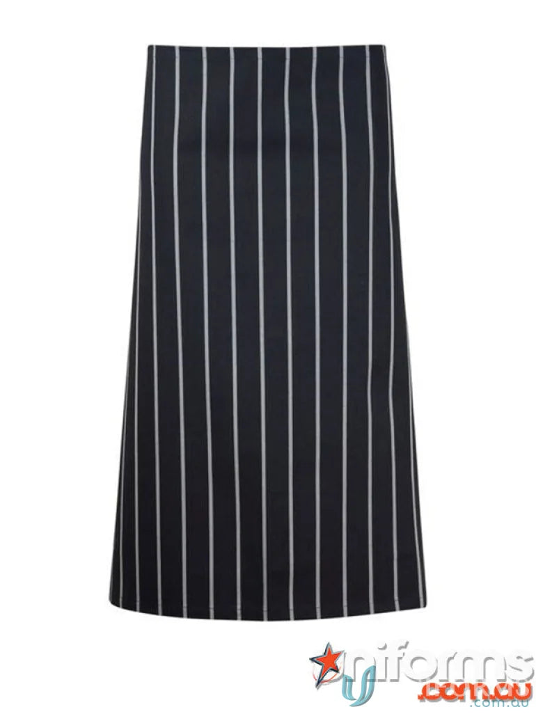 WorkCraft CA002 3/4 Length Apron Cafe Stripe front product image
