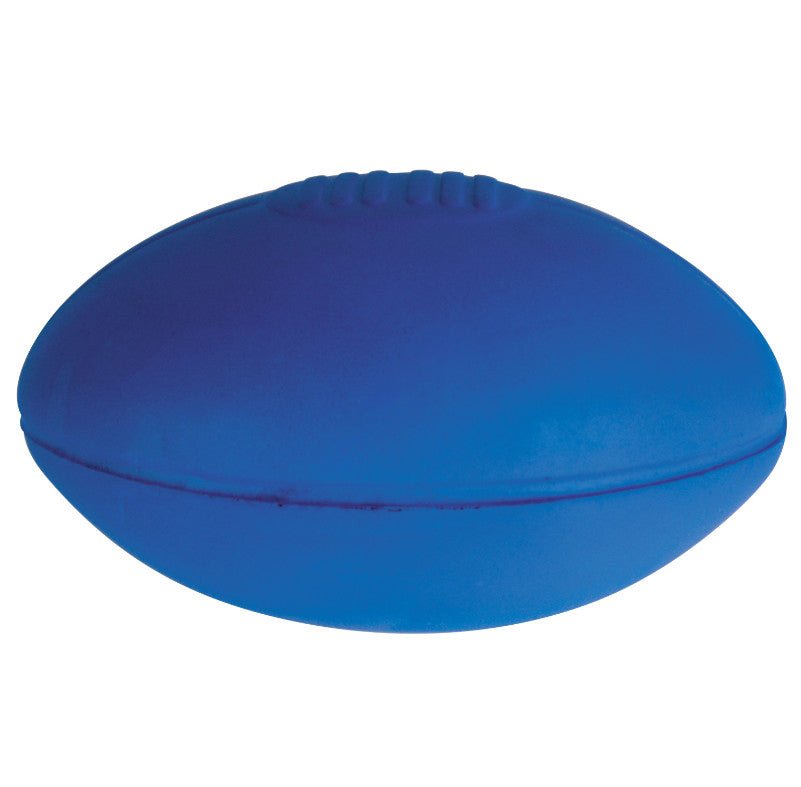 Blue rubber australian rules football stress ball perfect for workwear or uniforms stress relief