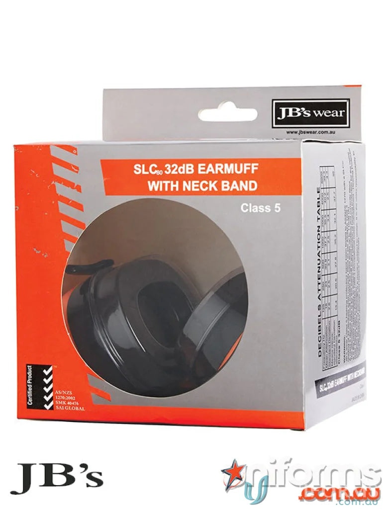 JBs 8M050 32dB Ear Muff With Neckband
