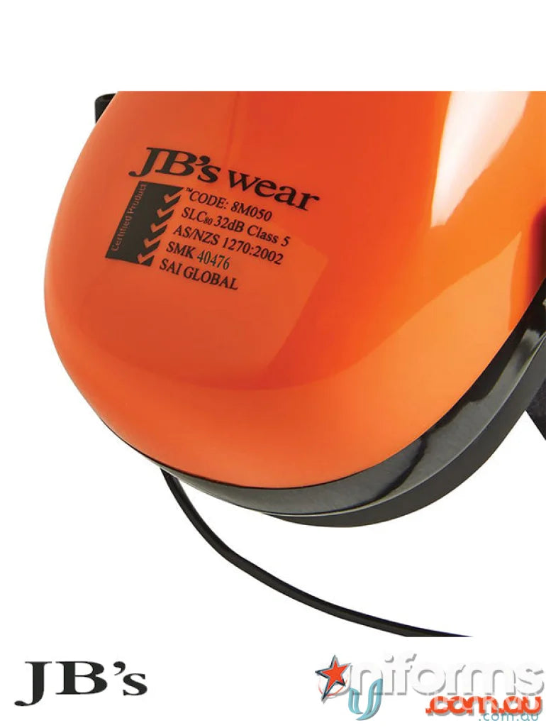 JBs 8M050 32dB Ear Muff With Neckband