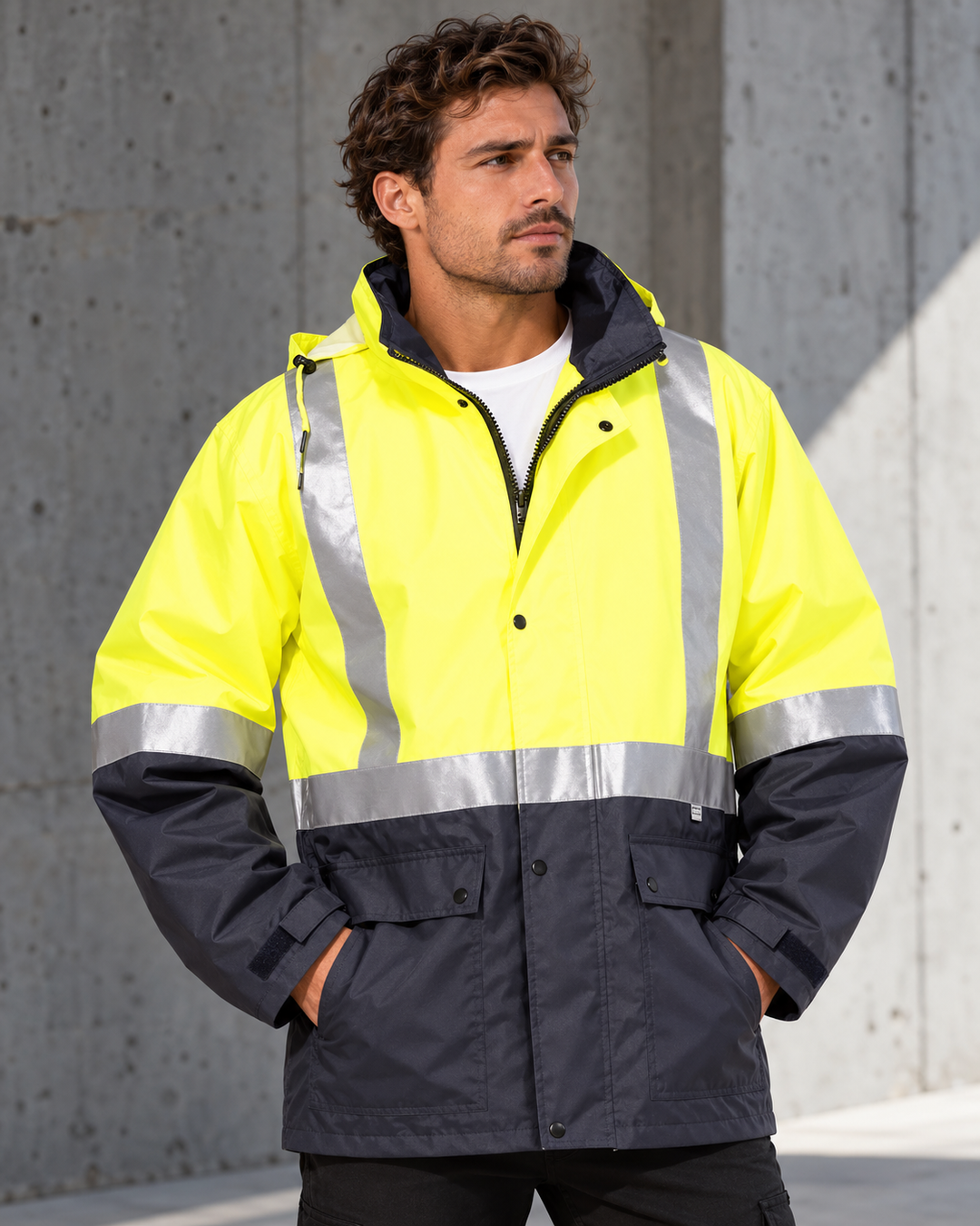 3in1 Rainproof Safety Jacket