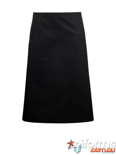 WorkCraft CA009 3QTR Length Apron in Black