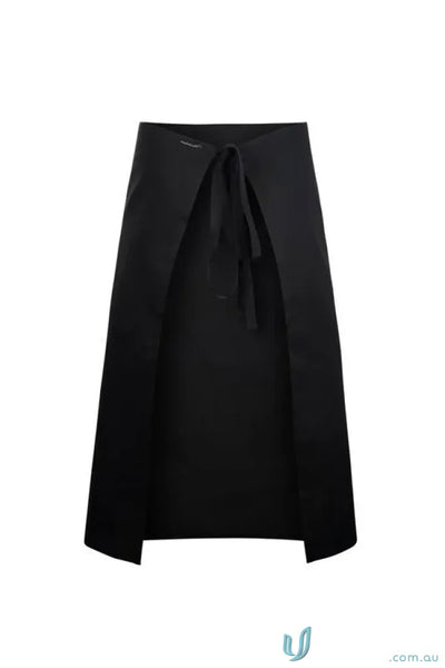 WorkCraft CA009 3QTR Length Apron in Black