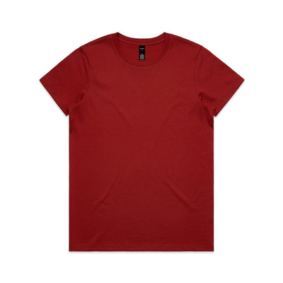 Wo's Maple Tee 4001 - Cardinal