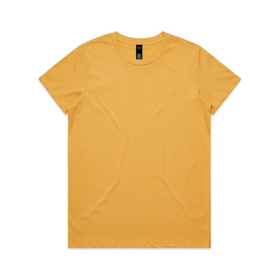 Wo's Maple Tee 4001 - Mustard
