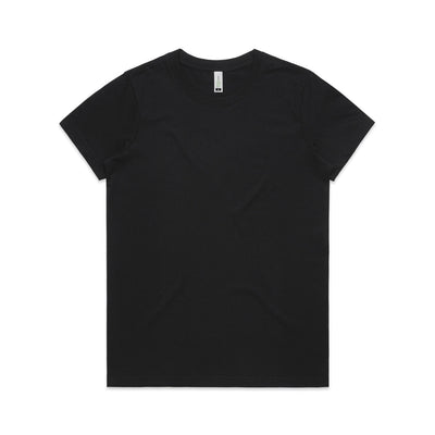Wo's Maple Organic Tee 4001G - Black