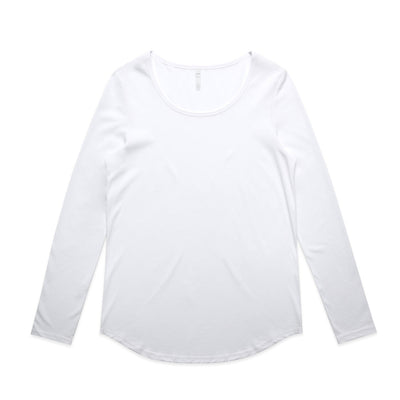 Wo's Mali L/S Tee 4009 - White