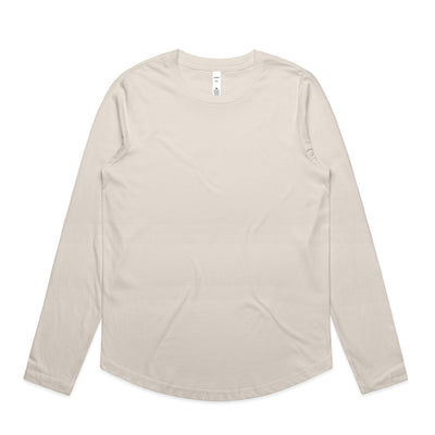 Wo's Maple Curve L/S Tee 4021 - Bone