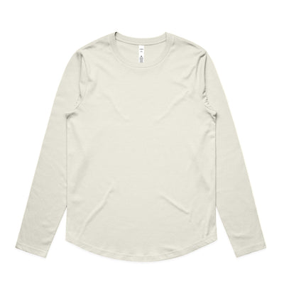 Wo's Maple Curve L/S Tee 4021 - Ecru