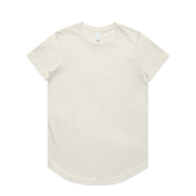 Wo's Maple Curve Tee 4024 - Ecru