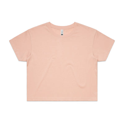 Wo's Crop Tee 4062 - Pale Pink