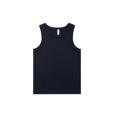 Wo's Organic Rib Tank 4063G - Navy