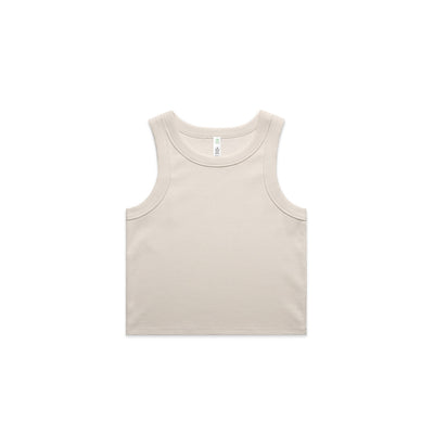 Wo's Organic Rib Crop Tank 4064G - Bone