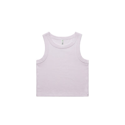 Wo's Organic Rib Crop Tank 4064G - Orchid