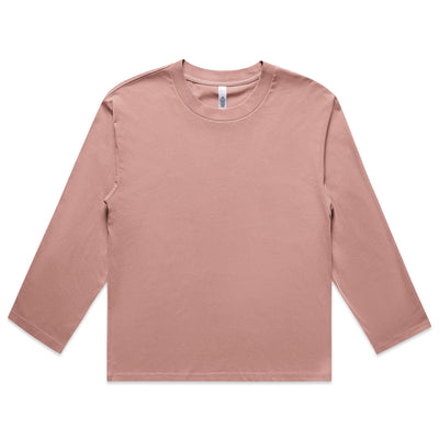 Wo's Martina L/S Tee 4071 - Hazy Pink