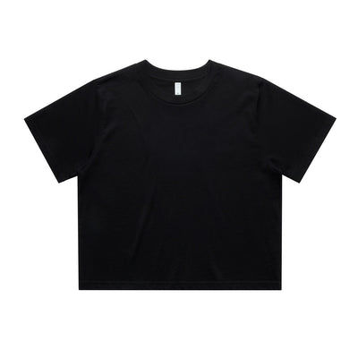 Wo's Classic Crop Tee 4072 - Black