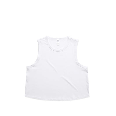 Wo's Martina Crop Tank 4091 - White