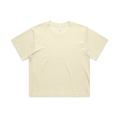 Wo's Martina Crop Tee 4093 - Butter